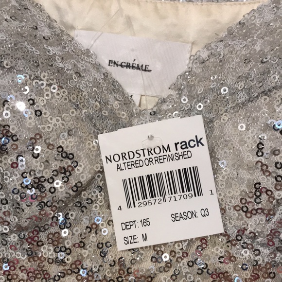 Dress with bead like bodice and chiffon skirt. NWT - Picture 5 of 5